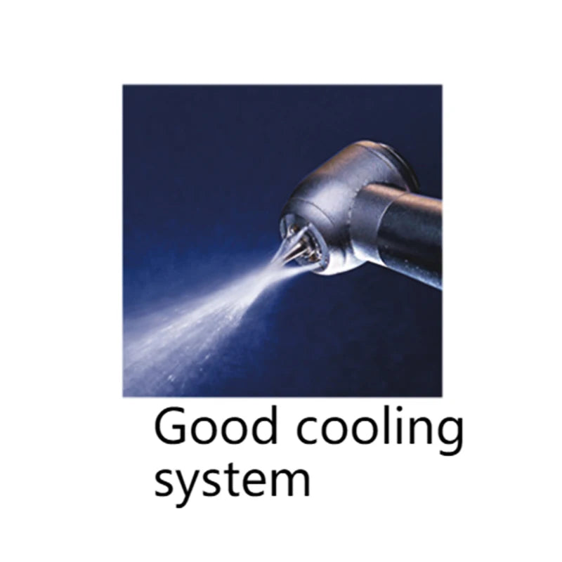 COXO CX207-W Pieza de Mano Dental de Alta Velocidad, Turbina de Aire para Limpieza Dental, Equipo de Blanqueamiento, Pieza de Mano con Spray de 3 Vías, Herramienta Dental