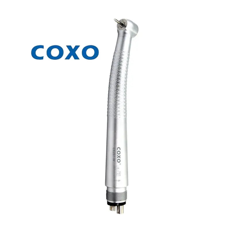 COXO CX207-W Pieza de Mano Dental de Alta Velocidad, Turbina de Aire para Limpieza Dental, Equipo de Blanqueamiento, Pieza de Mano con Spray de 3 Vías, Herramienta Dental