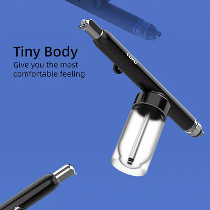 Sistema de aeropulido COXO CA-1, arenadora de ortodoncia, incluye 3 botellas de polvo de óxido de aluminio