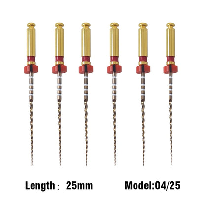 Limas rotatorias de endodoncia de níquel-titanio Coxo SC Pro, 5 cajas